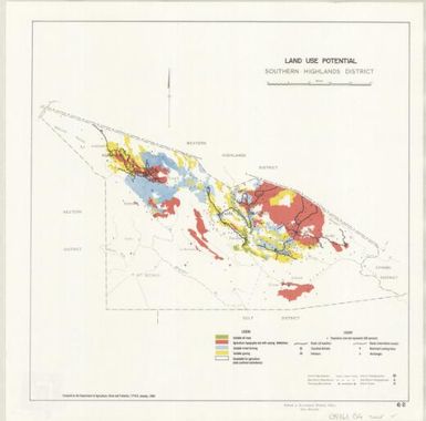 Land use potential: Southern Highlands District (Sheet 6.2)