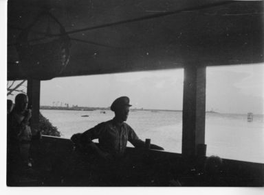 Unidentified military personnel at the Officer's Club