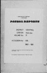 Patrol Reports. Central District, Kairuku, 1960-1961