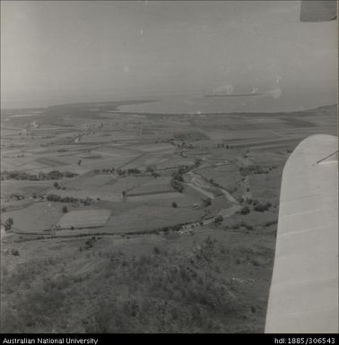 Aerial views of fields and crops