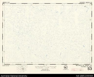 Papua New Guinea, Abadi SE, Survey Index 53, 1:50 000, 1974