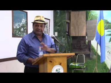 Palau 2016 Election - Vice Presidential Debate - 9/15/16