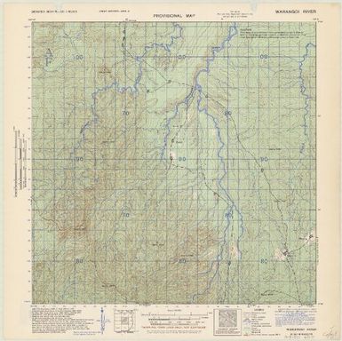 Bismarck Archipelago 1:50,000 provisional map (Warangoi River)