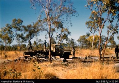 Males on the back of a ute