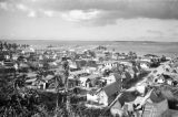 Guam, view of village along waterfront