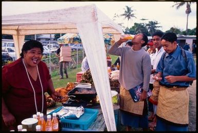 Food tent, Tonga