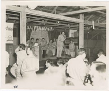 [Christmas party at military camp, Saipan]