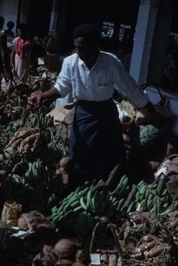 [Vegetable market in Suva, Fiji]