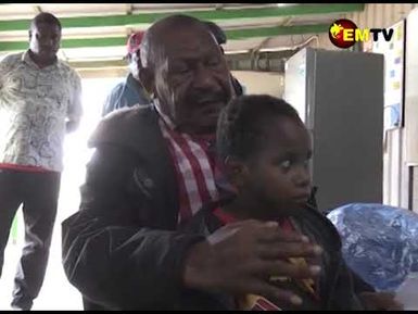 GIRL REUNITES WITH FAMILY