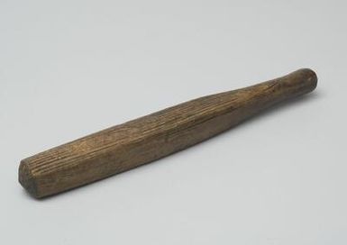 Beater for barkcloth ("tapa")