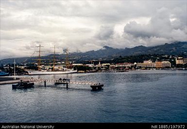 French Polynesia - Harbour view, Papeete