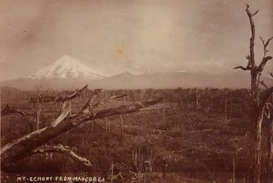 Mt Egmont from Mangorea. From the album: Tahiti, Samoa and New Zealand scenes