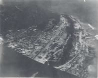 Ninth General Hospital. World War II. Aerial View of Hospital.