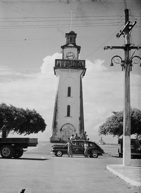 [View of a clock tower]