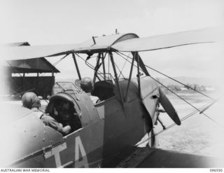 CAPE WOM, WEWAK AREA, NEW GUINEA. 1945-09-14. FOLLOWING HIS FORMAL SURRENDER TO MAJ-GEN H.C.H. ROBERTSON, GOC 6 DIVISION ON 1945-09-13, LT-GEN H. ADACHI, COMMANDER 18 JAPANESE ARMY, WAS REQUIRED TO ..