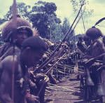 Huri dance at Tari, [Papua New Guinea], 1956