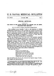 United States Naval Medical Bulletin Vol. 18, Nos. 1-6, 1923