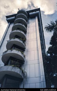Fiji - building with balcony gardens