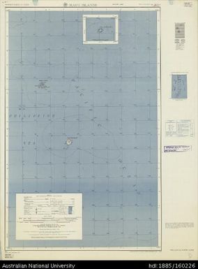 Mariana Islands, Maug Islands, Series: W543, Sheet NE-NF 55-1, 1957, 1:250 000