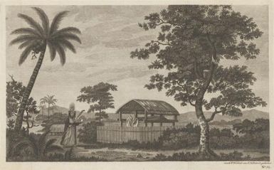 [A view in the island of Otaheite] nach W. Woollett von I.C.G. Fritzsch gestochen