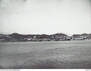 NOUMEA, NEW CALEDONIA. 1931-09-14. THE HARBOUR AND TOWN FACING EAST. (NAVAL HISTORICAL COLLECTION)