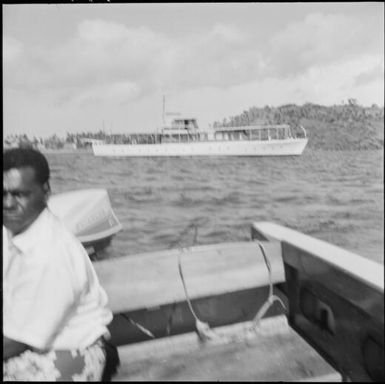 Ferry near Vanua Levu, Fiji, 1966 / Michael Terry