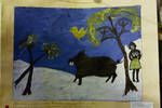The boar of Losu by Kunga Margaret of Madaina Junior High, New Ireland, [Papua New Guinea, 1964?]