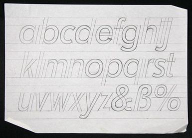 Churchward Legible Unidentified Italic Sketch
