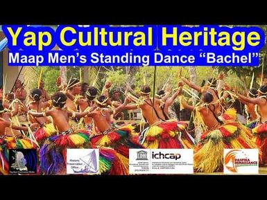 Maap Men's Standing Dance "Bachal", Yap