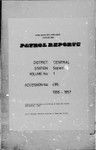 Patrol Reports. Central District, Sogeri, 1956-1957