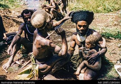 Making ceremonial wig