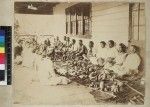 Group gathered for feast, Samoa, ca. 1890