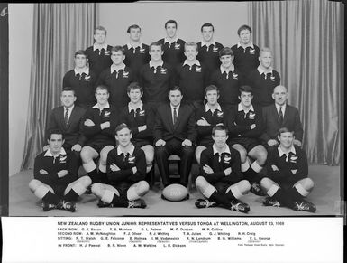 NZRU Juniors team photo