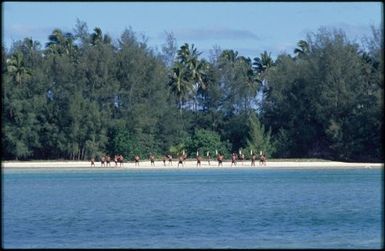 Haka on beach