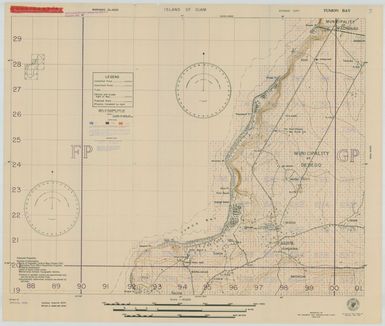 Island of Guam: Tumon Bay - Special Air and Gunnery Target Map