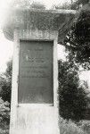 Memorial dedicated to Mathaia, the first evangelist of Loyalites island, who unloaded on New-Caledonia, in 1884