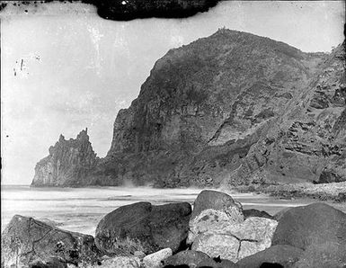 Samoan coastal scene