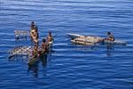 Canoes next to Sankamap off Cartarets