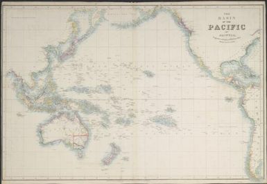 The basin of the Pacific / by Jas. Wyld, Geographer to the Queen & late H.R.H. Prince Albert, Charing Cross East London