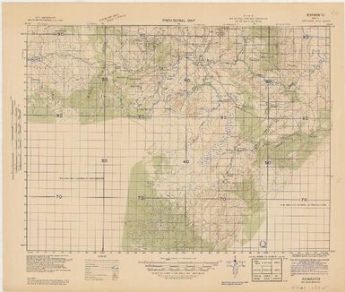 Provisional map, northeast New Guinea: Kainantu (Sheet Kainantu)
