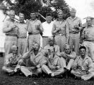 Soldiers of Company K enjoying some R&R on Fiji, 1943