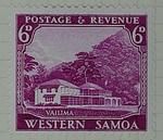 Stamp: Western Samoan Six Pence