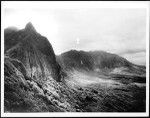 The cliffs, or "Pali," near Honolulu, Hawaii