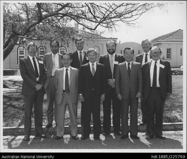 Fujitsu representatives with CISR staff