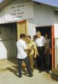 Federated States of Micronesia, people in security line at Yap Island airport