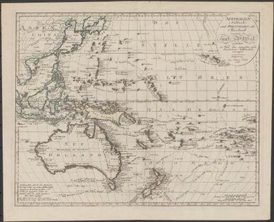 Australien (Südland) auch Polynesien oder inselwelt, insgemein der fünfte Welttheil : gennant, nach den neuesten und bewährtesten Hülfsmitteln entworfen / Johanes Walch