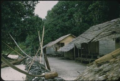 Houses (2) : Buka Island, Bougainville, Papua New Guinea, 1960 / Terence and Margaret Spencer