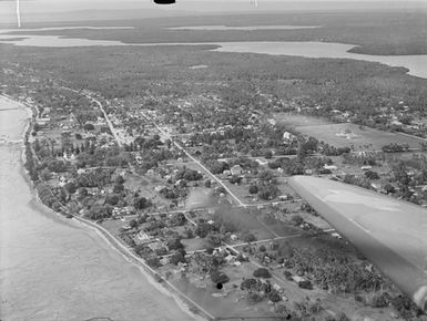 [Aerial shot of a landscape]