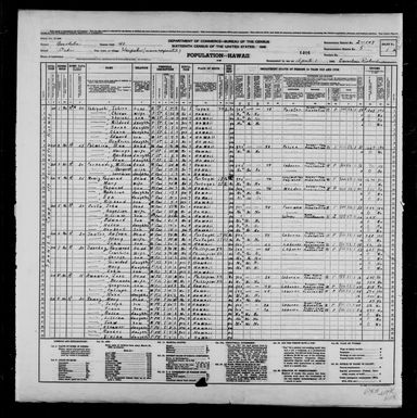 1940 Census Population Schedules - Hawaii - Honolulu County - ED 2-107