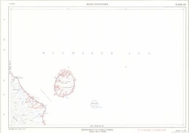 Papua New Guinea road inventory, July 1975: Karkar Island (Sheet 21)